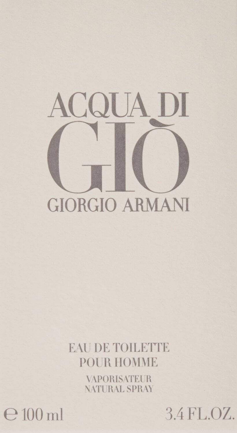 Perfume Aqua Di Gio para Hombre, Giorgio Armani 100 ml